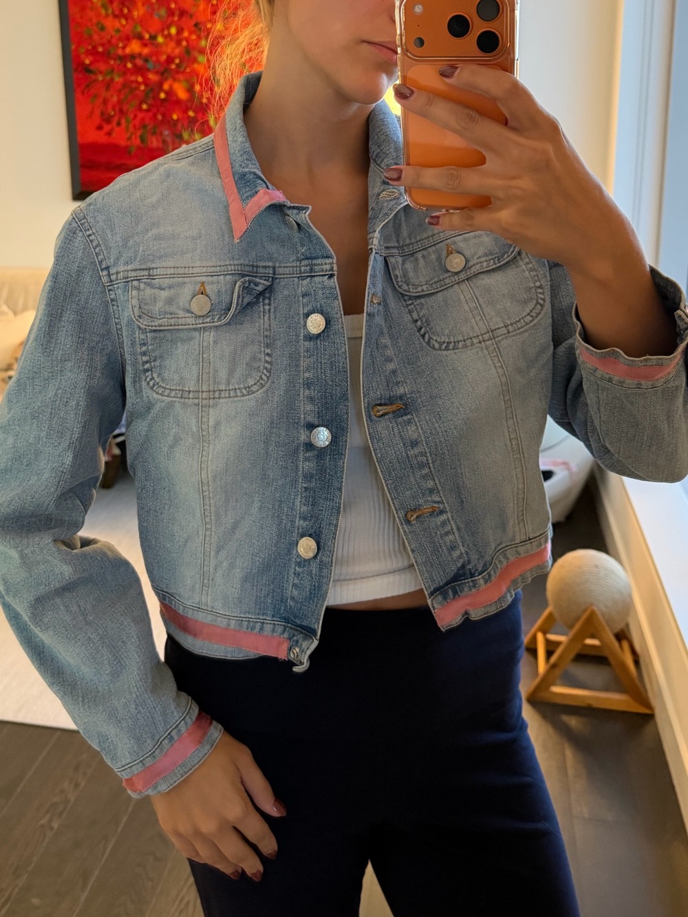 Bluegirl Jeans Embellished Denim Jacket — IT 42